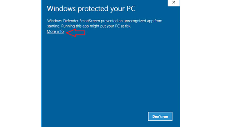 cảnh báo trong SmartScreen của Windows Defender cảnh báo trong SmartScreen của Windows Defender