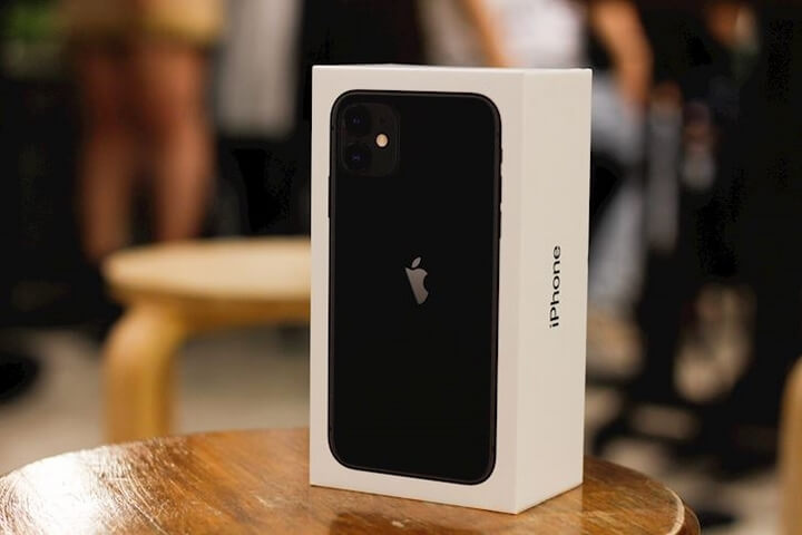 Hộp của sản phẩm iPhone 11 màu trắng Hộp của sản phẩm iPhone 11 màu trắng