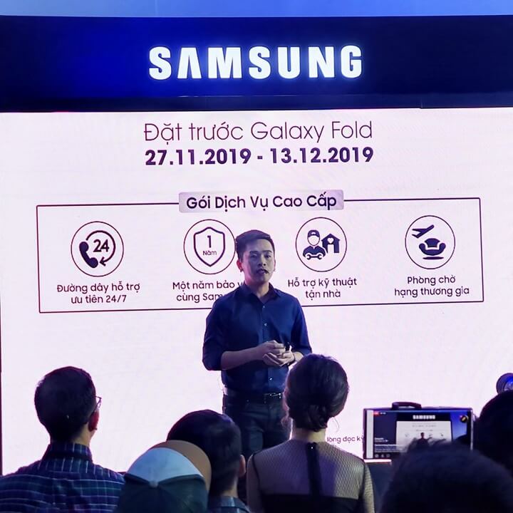 Chương trình đặt trước Galaxy Fold