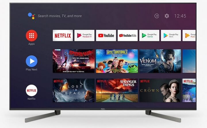 Một mẫu TV chạy Android TV của Sony Một mẫu TV chạy Android TV của Sony