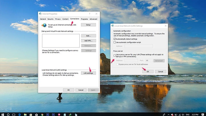 Fix lỗi “Your connection was interrupted” bằng cách Kiểm tra các thiết lập mạng LAN Fix lỗi “Your connection was interrupted” bằng cách Kiểm tra các thiết lập mạng LAN