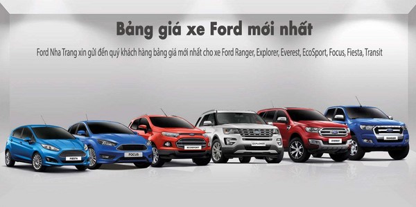 Bảng giá chi tiết dòng xe Ford tháng 9/2018 tại Việt Nam Bảng giá chi tiết dòng xe Ford tháng 9/2018 tại Việt Nam