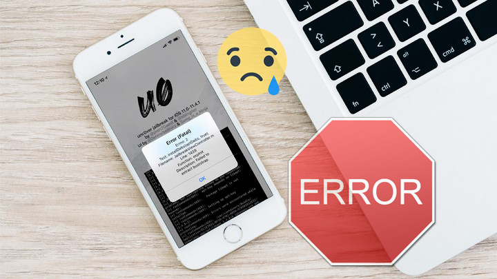 Các lỗi có thể gặp phải khi jailbreak iOS 12 bằng unc0ver và cách khắc phục