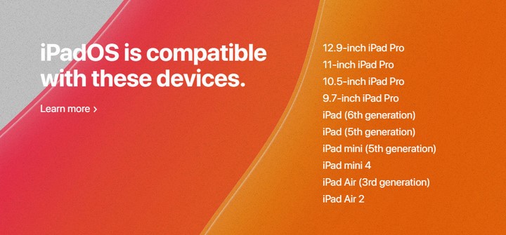 Danh sách các thiết bị được hỗ trợ nâng cấp lên iPadOS Danh sách các thiết bị được hỗ trợ nâng cấp lên iPadOS