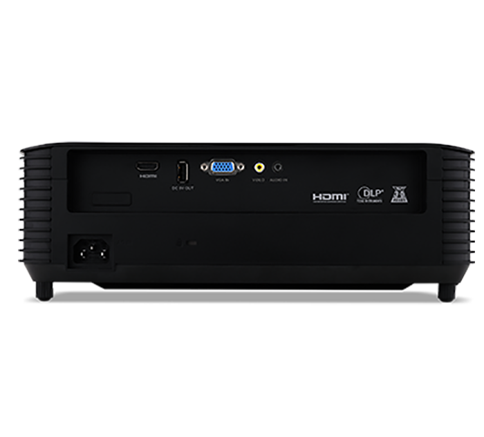 Acer X128H tích hợp nhiều cổng kết nối phù hợp với nhiều thiết bị như laptop,PC,USB,TiVi Acer X128H tích hợp nhiều cổng kết nối phù hợp với nhiều thiết bị như laptop,PC,USB,TiVi