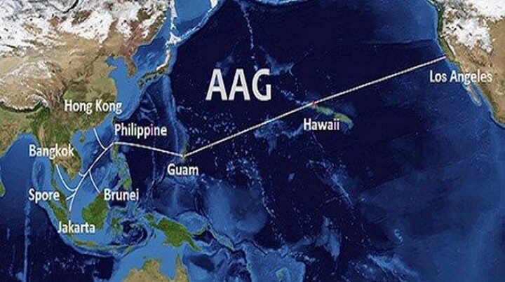 Cáp biển AAG gặp sự cố Cáp biển AAG gặp sự cố