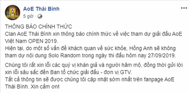 AOE Thái Bình AOE Thái Bình