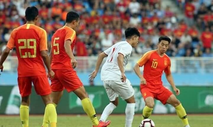 Ở trận đấu mới nhất, U22 Việt Nam đã thắng U22 Trung Quốc 2-0 ngay trên sân khách. - Ảnh:Sport163.