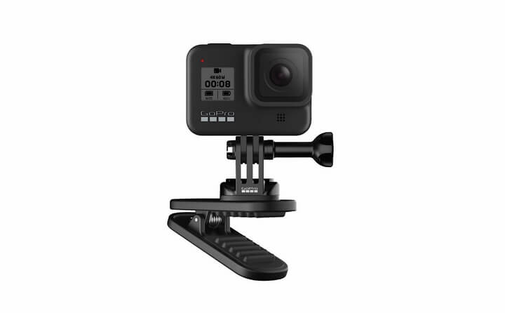 Magnetic Swivel Clip: Kẹp để giữ GoPro trên quai balo thế hệ mới