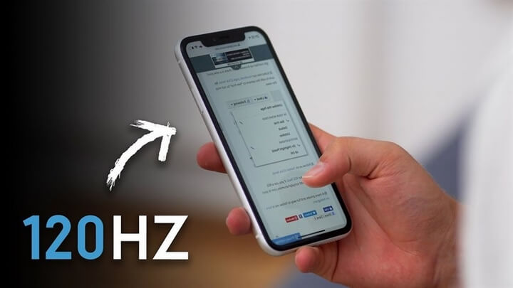 iPhone 2020 sẽ có màn hình “ProMotion” tốc độ làm tươi 120Hz