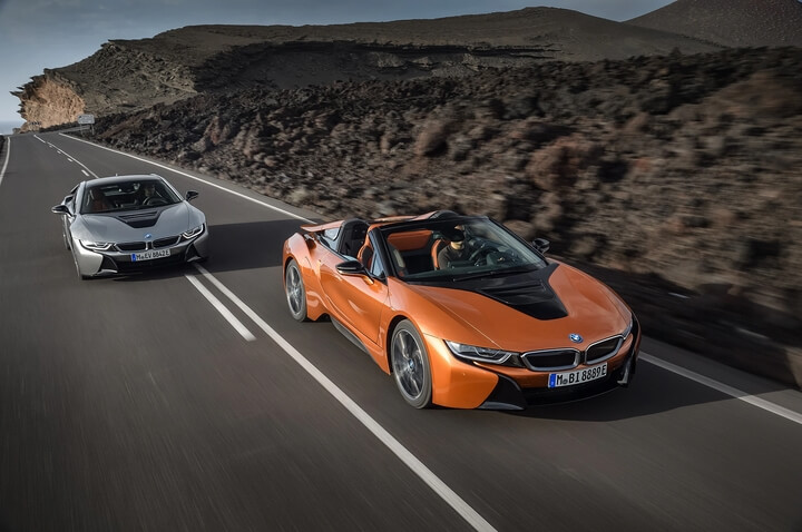 BMW i8 Roadster và Coupe BMW i8 Roadster và Coupe