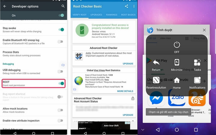 Giao diện Android thuần nên quá quen thuộc