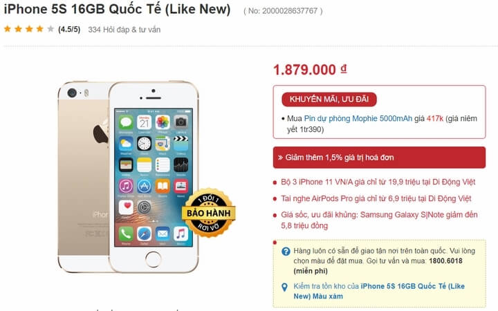 giá iPhone 5S tại một cửa hàng tp.hcm giá iPhone 5S tại một cửa hàng tp.hcm