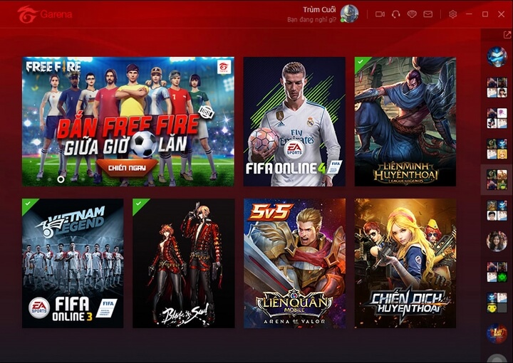 Nền tảng Garena mới, giúp kết nối game thủ và những game được yêu thích nhất.