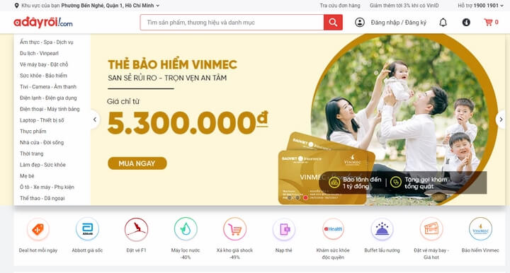 Adayroi thông báo tạm dừng mọi hoạt động bán hàng