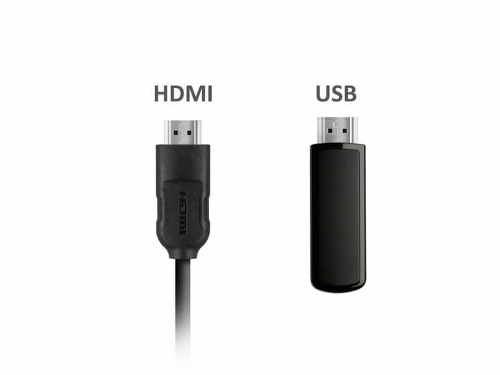 Cổng kết nối HDMI và USB