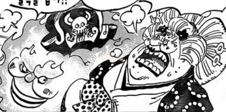 One Piece chap 1011 : Tứ Hoàng Kaido bị đấm sấp mặt bởi Luffy