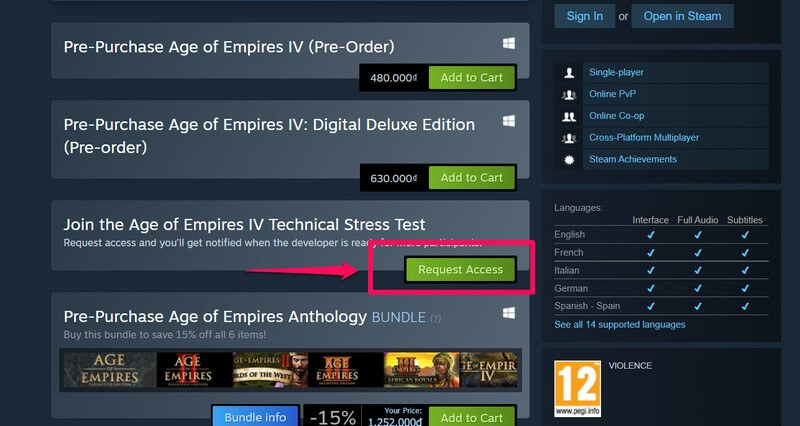 Hướng dẫn cách chơi trước Age of Empires 4 miễn phí