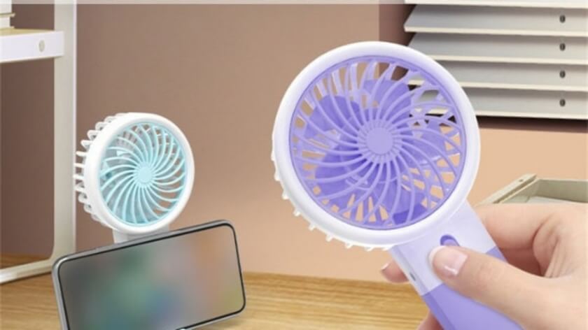 Quạt Cầm Tay Có Đèn LED Đa Năng – Tiện Lợi Khi Du Lịch