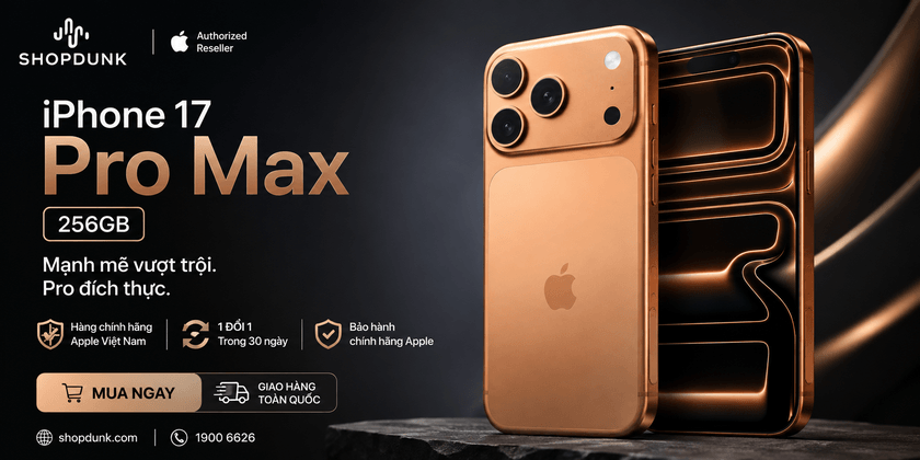 iPhone 17 Pro Max tại ShopDunk